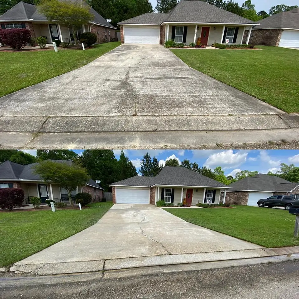 driveway makeover complete