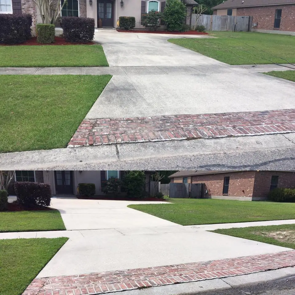 driveway cleaning makeover