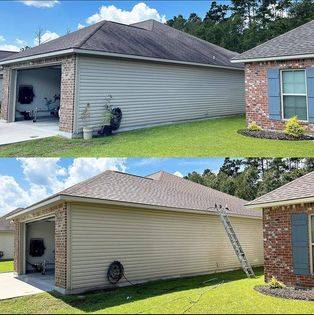 softwashing a roof